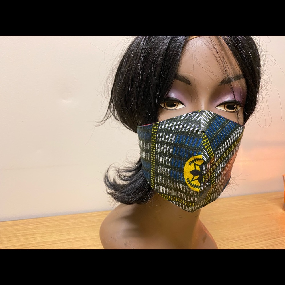 African face mask.